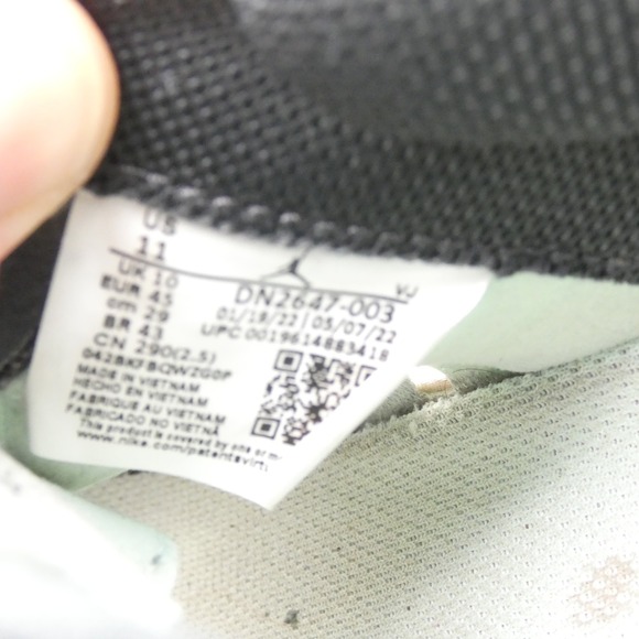 Jordan Delta 3 Low DN2647-003 Mens 11 Trainer Shoes Anthracite Mint Foam Sneaker - Picture 10 of 13